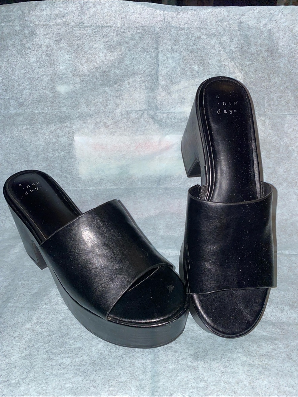a. new day platform sandals